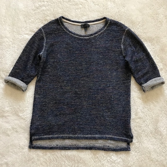 Topshop Sweaters - Topshop Marled Confetti Pullover Sweater Blue 6
